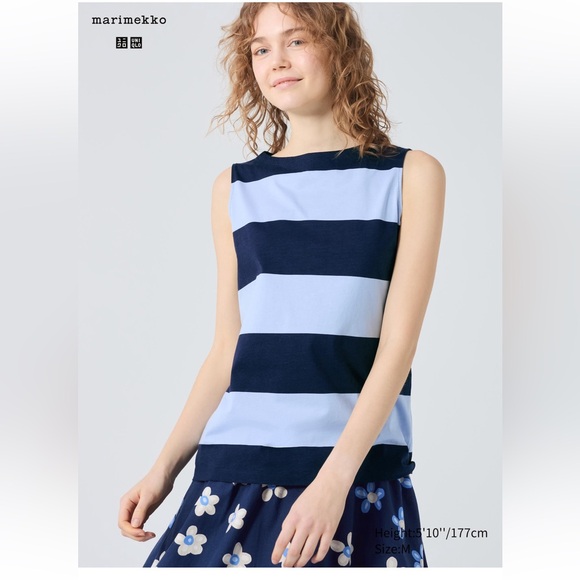 Marimekko Tops - NWT Marimekko x Uniqlo Graphic Sleeveless T-shirt (Limited Edition)